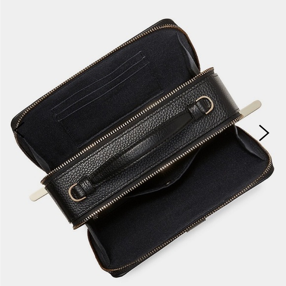 NWT Kate Spade Hudson Pebbled Leather Double-Zip Crossbody Bag - Picture 2 of 8